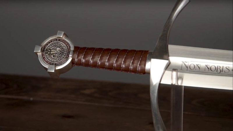 Meč templářských rytířů (naostřená verze)