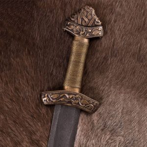 Meč vikingská in damašek: Rune hnědýe