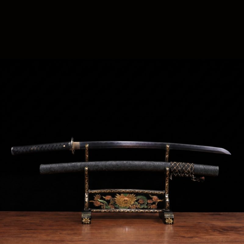 Katana Čepel Legendární Ocel Damašek Viola (Verze Naostřená)
