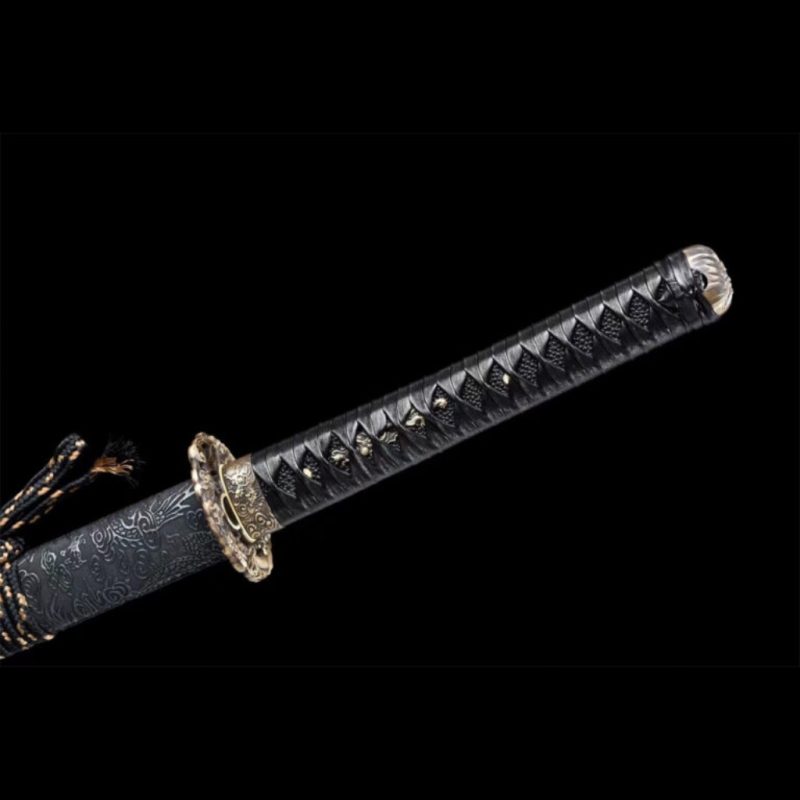 Katana Čepel Legendární Ocel Damašek Viola (Verze Naostřená)
