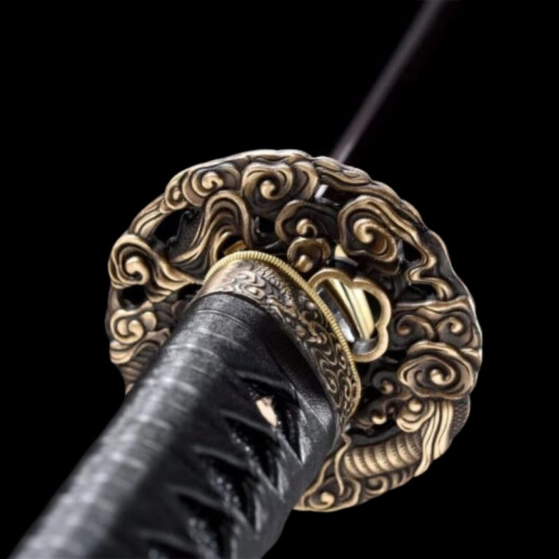 Katana Čepel Legendární Ocel Damašek Viola (Verze Naostřená)