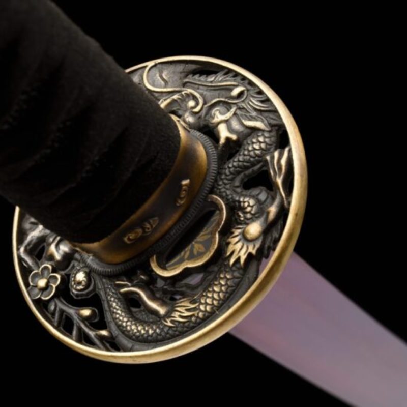 Katana Owase Ocel Manganese Viola (Verze Naostřená)