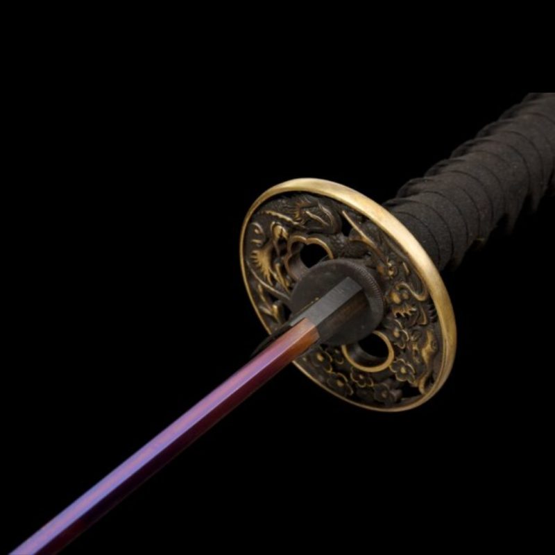 Katana Owase Ocel Manganese Viola (Verze Naostřená)