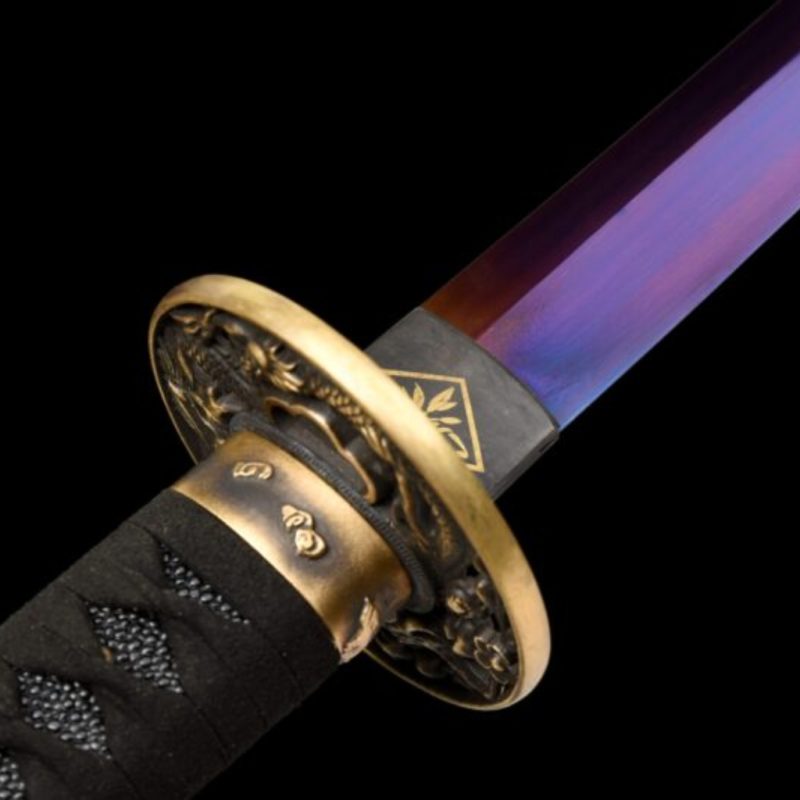 Katana Owase Ocel Manganese Viola (Verze Naostřená)