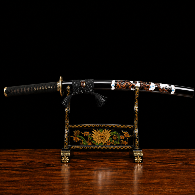 Katana Owase Ocel Manganese Viola (Verze Naostřená)
