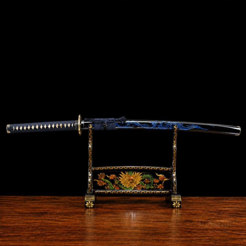 Katana Re Drago Blu Ocel T10 (Verze Naostřená)