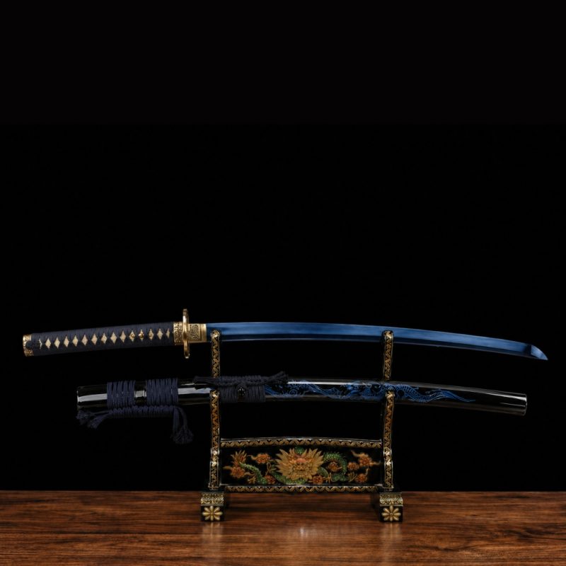 Katana Re Drago Blu Ocel T10 (Verze Naostřená)