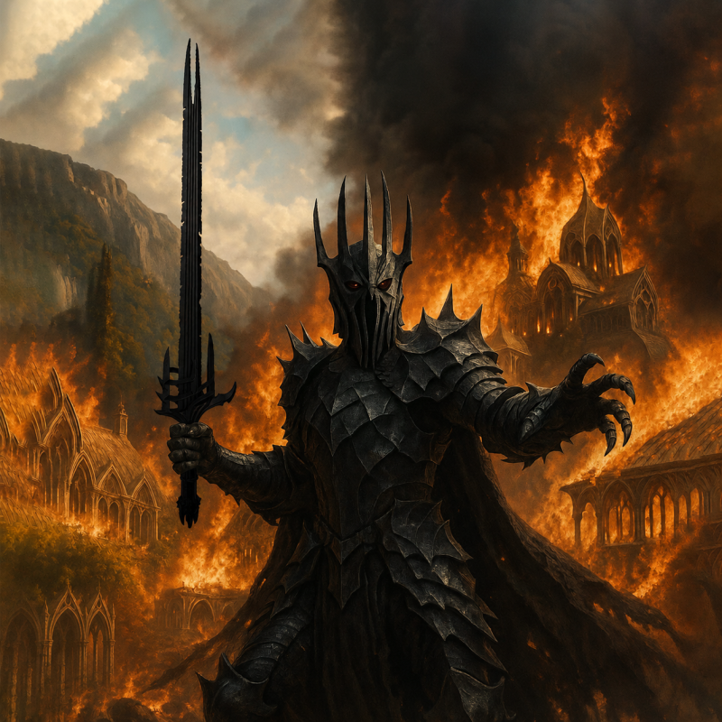 Meč ispirata a Sauron — vista 1