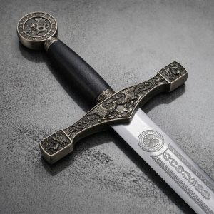 Meč ispirata a Excalibur, čepel legendární di Re Artù