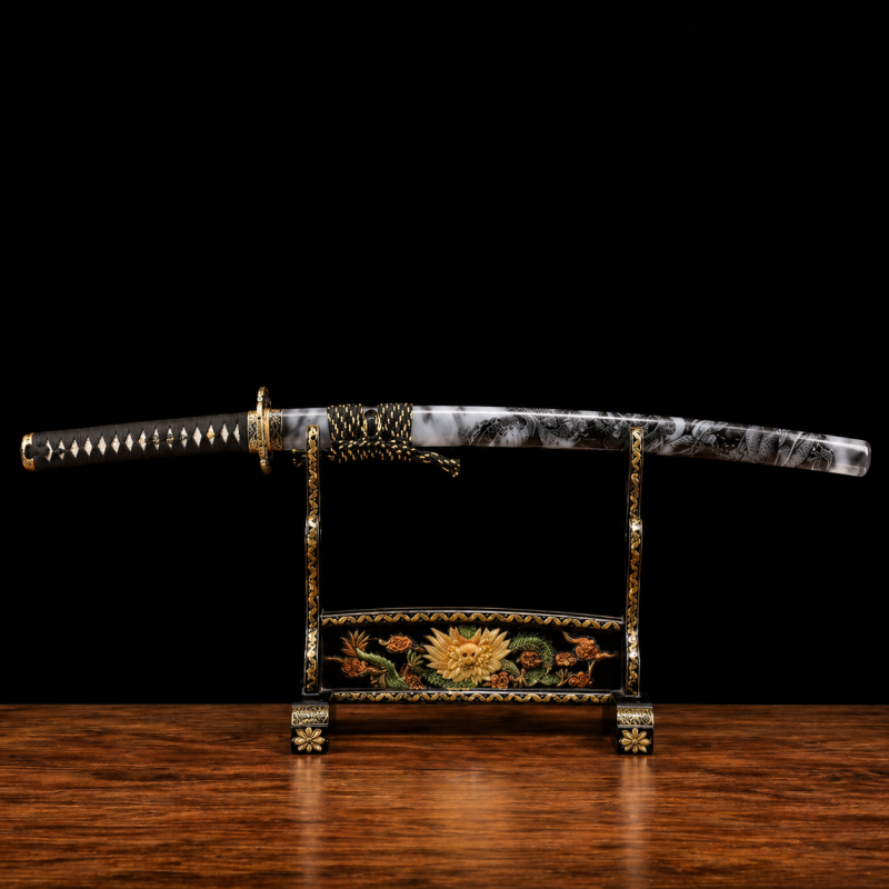 Katana Tsubasa (Ocel Damašek Rustico)