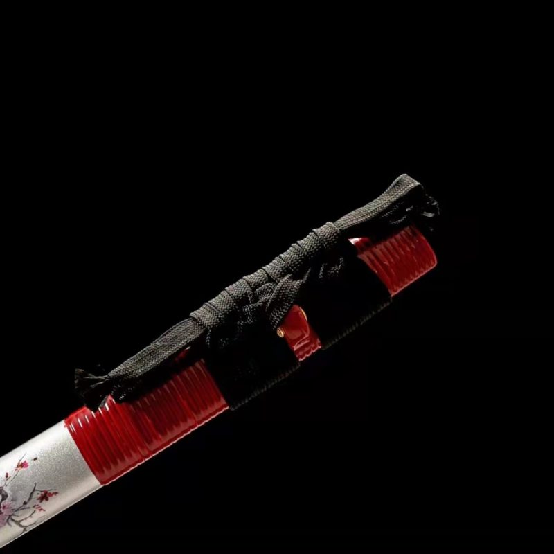 Katana Sango (Ocel T10 con Hamon Autentický e Vera Pelle di Razza)
