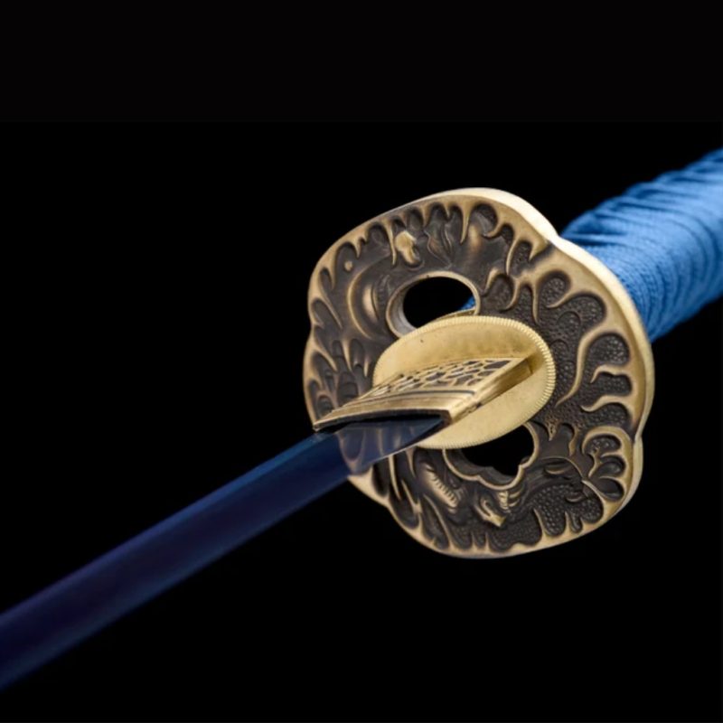Katana Inazuma (Ocel Damašek Blu)