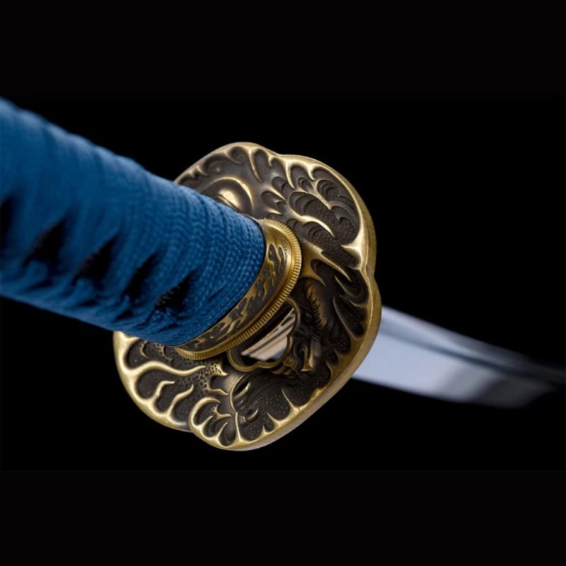 Katana Inazuma (Ocel Damašek Blu)