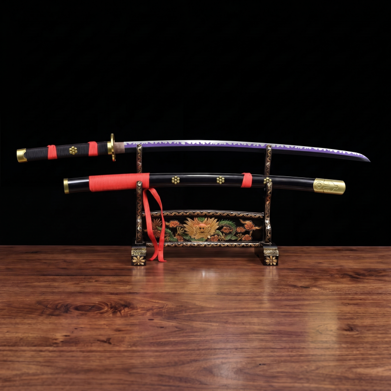 Katana Black Enma: One Piece (Ocel Uhlík 1060)