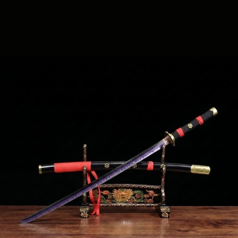Katana Black Enma: One Piece (Ocel Uhlík 1060)