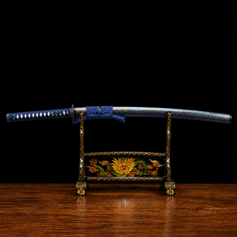 Katana Kazaguruma (Ocel Damašek Blu)