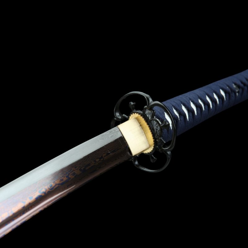Katana Kazaguruma (Ocel Damašek Blu)