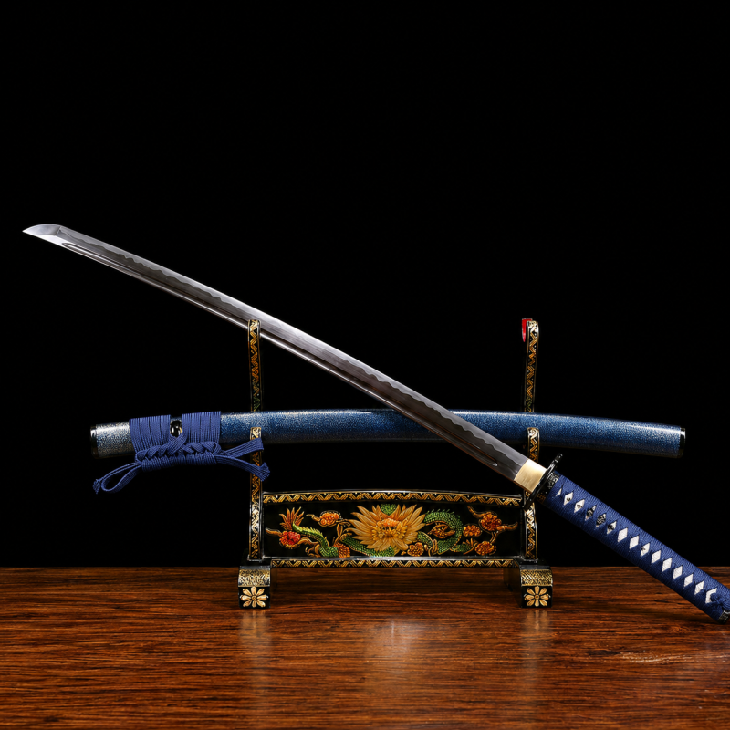 Katana Kazaguruma (Ocel Damašek Blu)