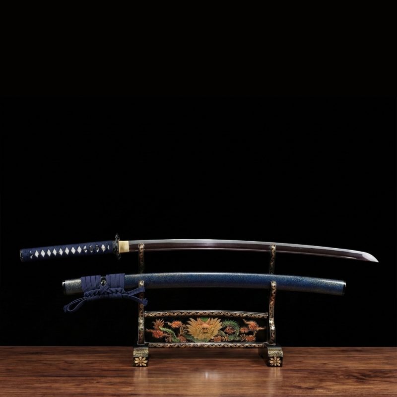 Katana Kazaguruma (Ocel Damašek Blu)