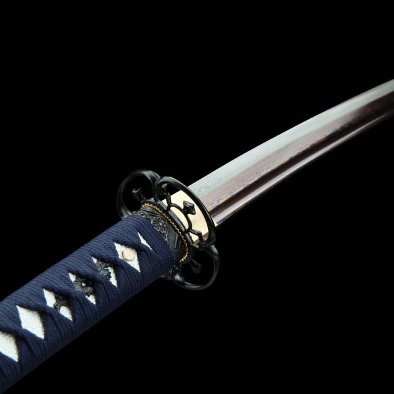 Katana Kazaguruma (Ocel Damašek Blu)