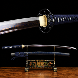 Katana Kazaguruma (Ocel Damašek Blu)