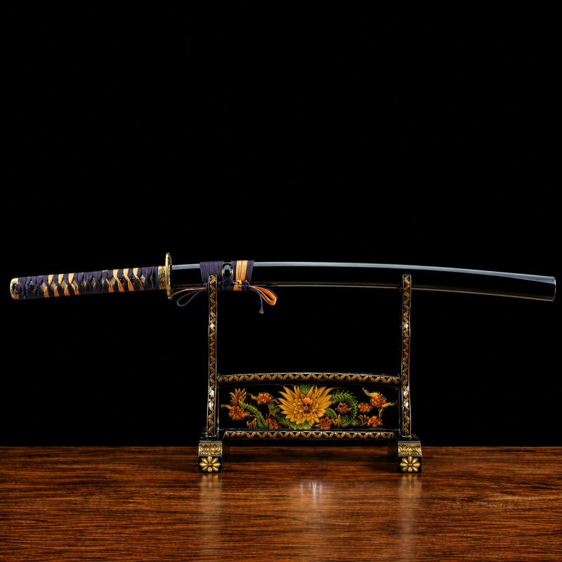 Katana Yukikaze (Ocel Uhlík 1060 con Hamon Autentický)