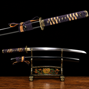 Katana Yukikaze (Ocel Uhlík 1060 con Hamon Autentický)