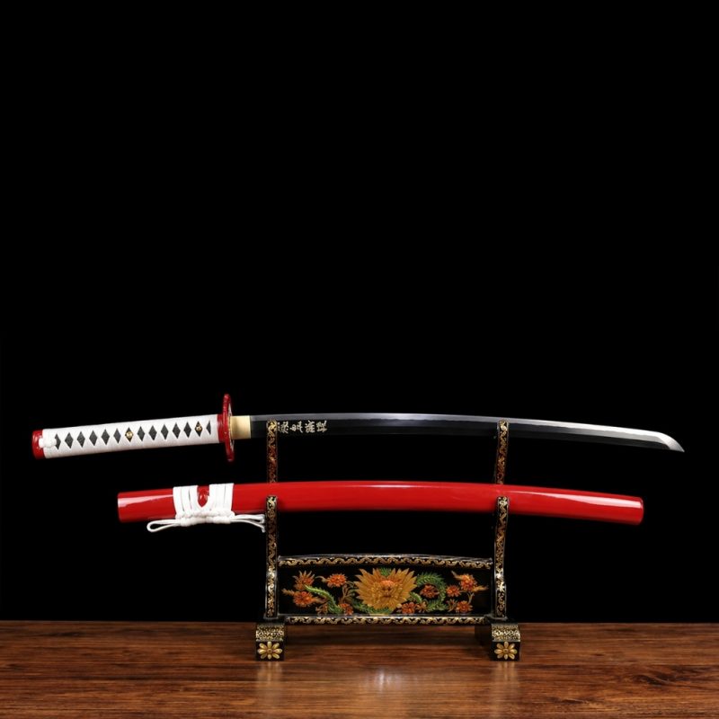 Katana di Giyuu Tomioka: Demon Slayer (Ocel Uhlík 1060)