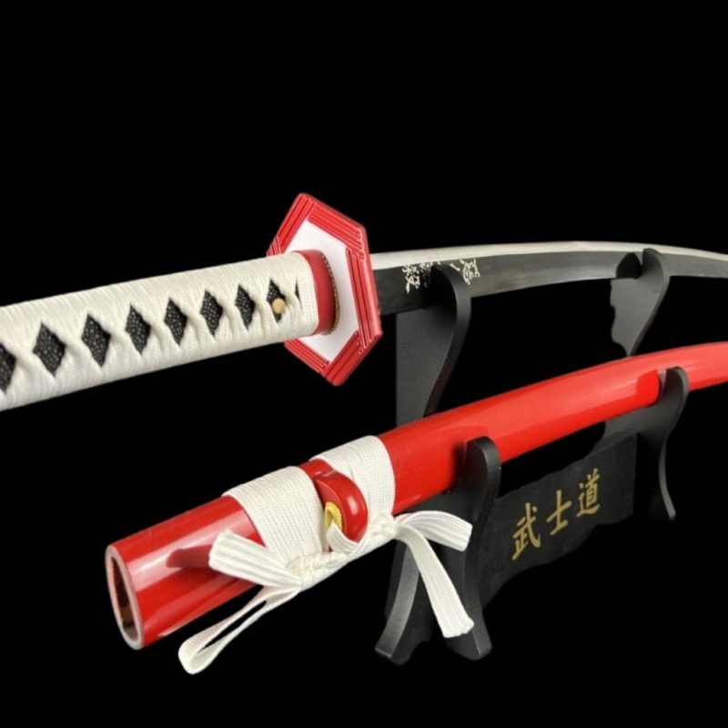 Katana di Giyuu Tomioka: Demon Slayer (Ocel Uhlík 1060)