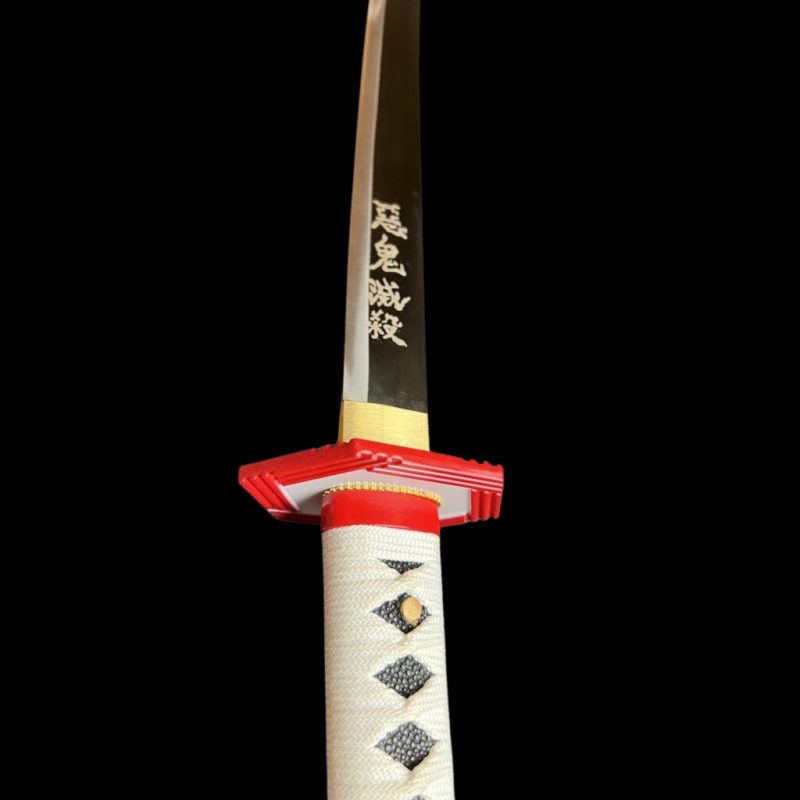 Katana di Giyuu Tomioka: Demon Slayer (Ocel Uhlík 1060)