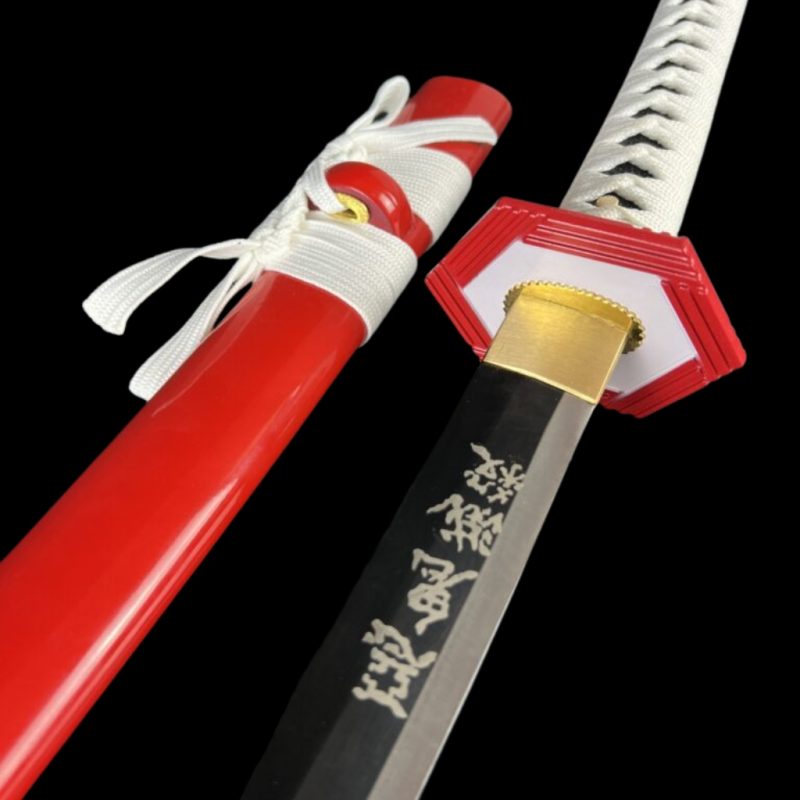 Katana di Giyuu Tomioka: Demon Slayer (Ocel Uhlík 1060)