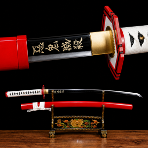 Katana di Giyuu Tomioka: Demon Slayer (Ocel Uhlík 1060)