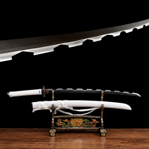 Katana di Inosuke Hashibira: Demon Slayer (Ocel Uhlík 1060)