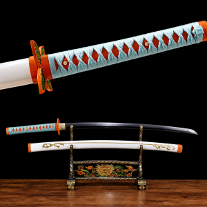 Katana di Kanae Kocho: Demon Slayer (Ocel Uhlík 1060)