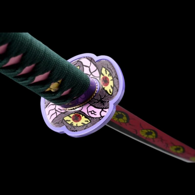 Katana di Kokushibo (Michikatsu Tsugikuni): Demon Slayer (Ocel Uhlík 1060)
