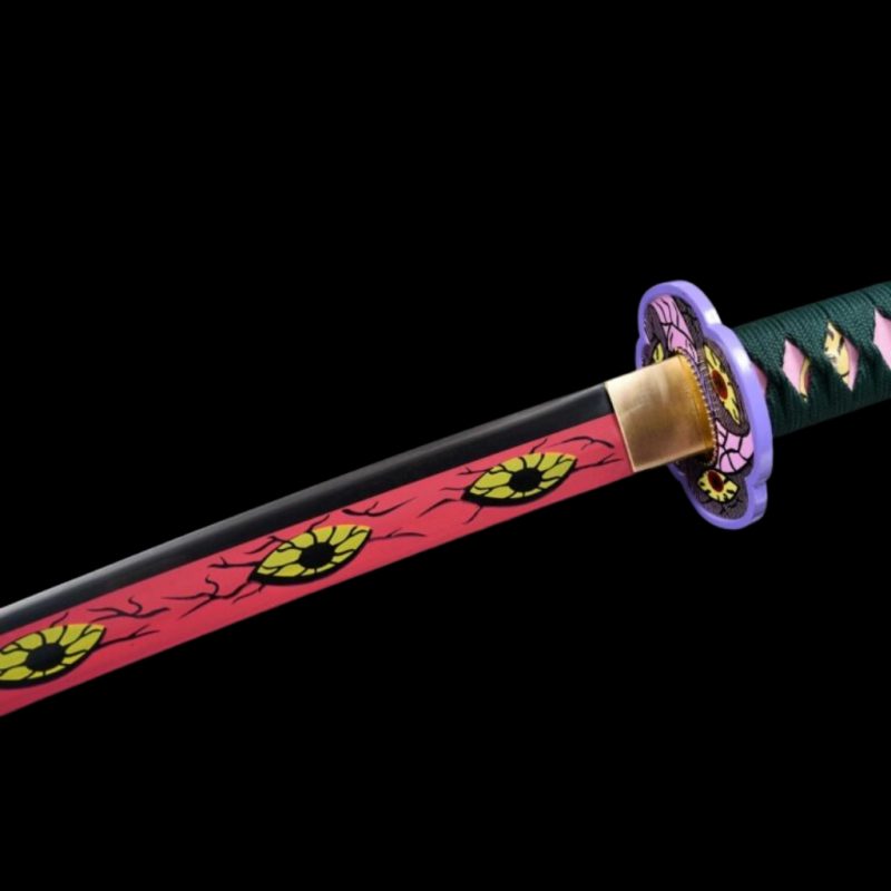 Katana di Kokushibo (Michikatsu Tsugikuni): Demon Slayer (Ocel Uhlík 1060)