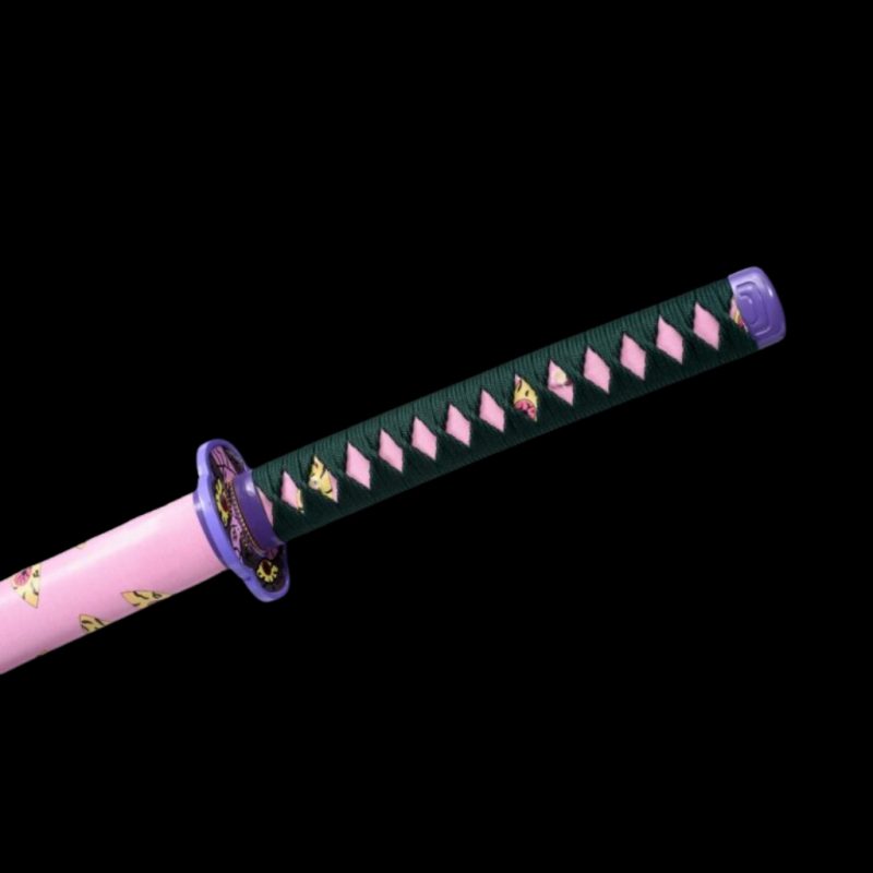 Katana di Kokushibo (Michikatsu Tsugikuni): Demon Slayer (Ocel Uhlík 1060)