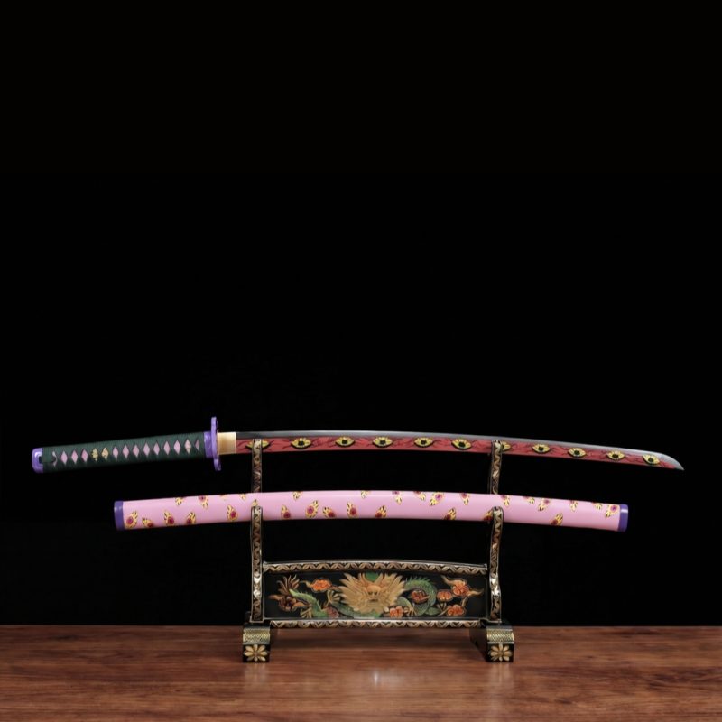 Katana di Kokushibo (Michikatsu Tsugikuni): Demon Slayer (Ocel Uhlík 1060)