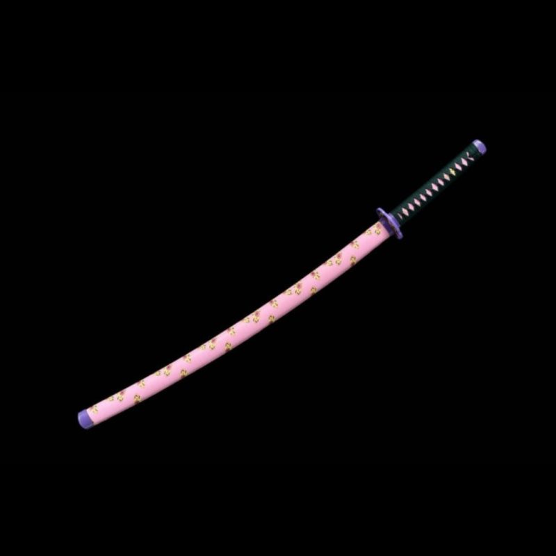Katana di Kokushibo (Michikatsu Tsugikuni): Demon Slayer (Ocel Uhlík 1060)
