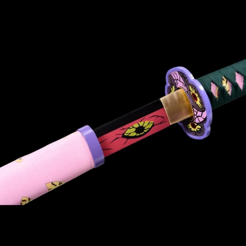 Katana di Kokushibo (Michikatsu Tsugikuni): Demon Slayer (Ocel Uhlík 1060)