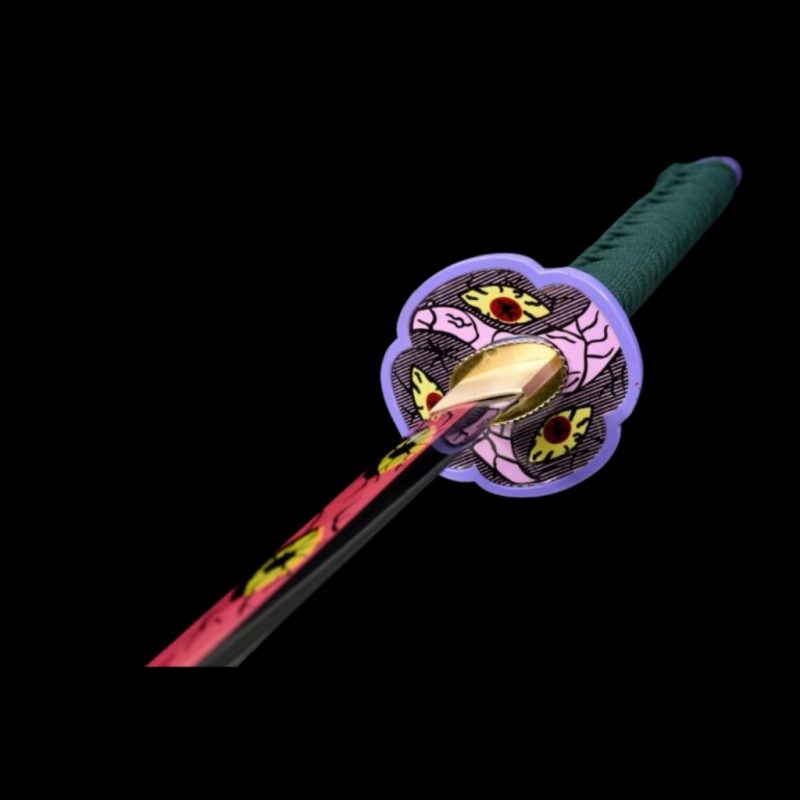 Katana di Kokushibo (Michikatsu Tsugikuni): Demon Slayer (Ocel Uhlík 1060)