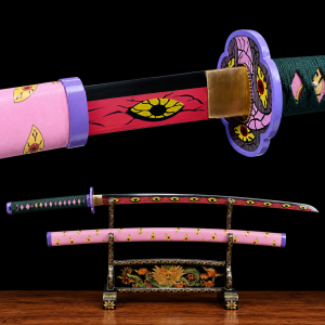 Katana di Kokushibo (Michikatsu Tsugikuni): Demon Slayer (Ocel Uhlík 1060)