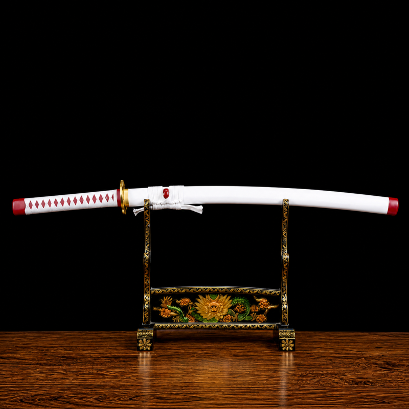 Katana di Mitsuri Kanroji: Demon Slayer (Ocel Uhlík 1060)