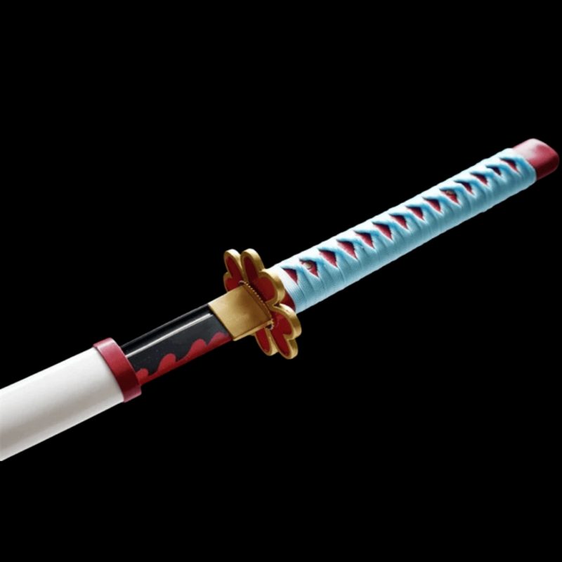 Katana di Mitsuri Kanroji: Demon Slayer (Ocel Uhlík 1060)