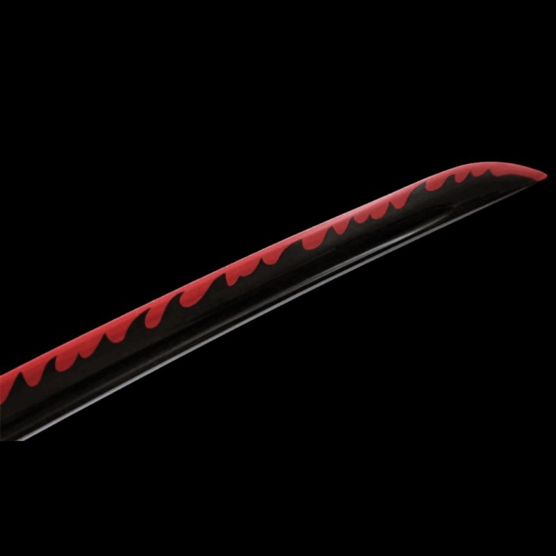 Katana di Mitsuri Kanroji: Demon Slayer (Ocel Uhlík 1060)