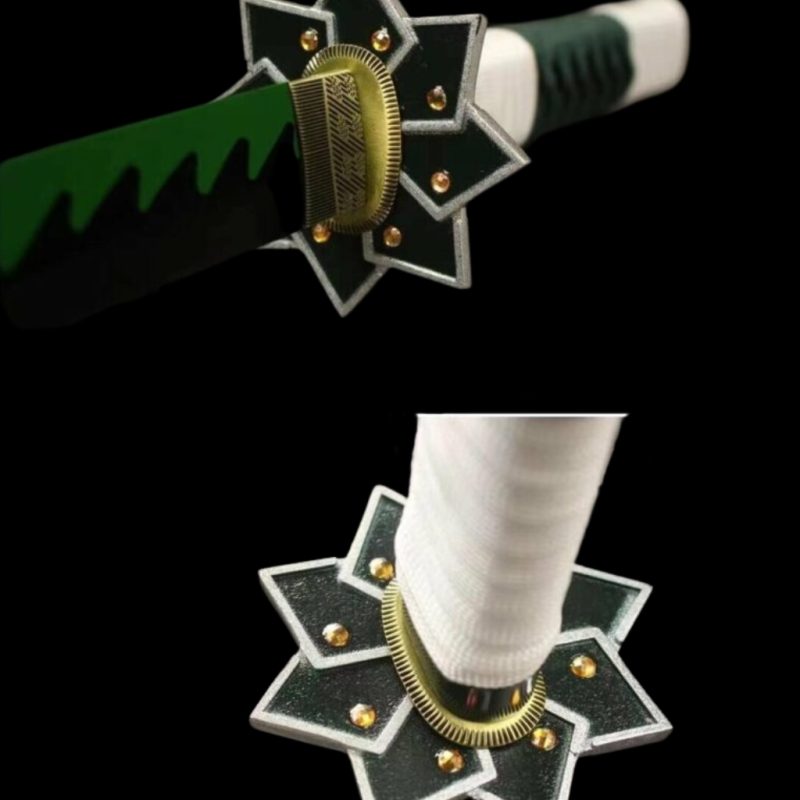 Katana di Sanemi Shinazugawa: Demon Slayer (Ocel Uhlík 1060)