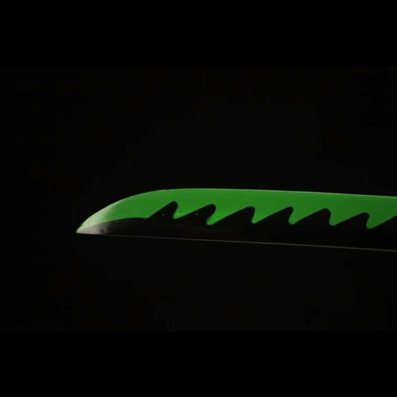 Katana di Sanemi Shinazugawa: Demon Slayer (Ocel Uhlík 1060)