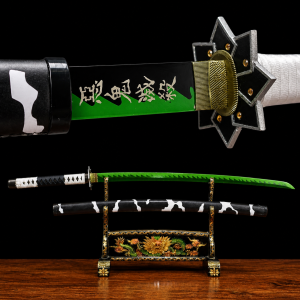 Katana di Sanemi Shinazugawa: Demon Slayer (Ocel Uhlík 1060)