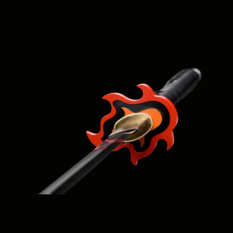 Katana di Tanjiro Kamado V2: Demon Slayer (Ocel Uhlík 1060)
