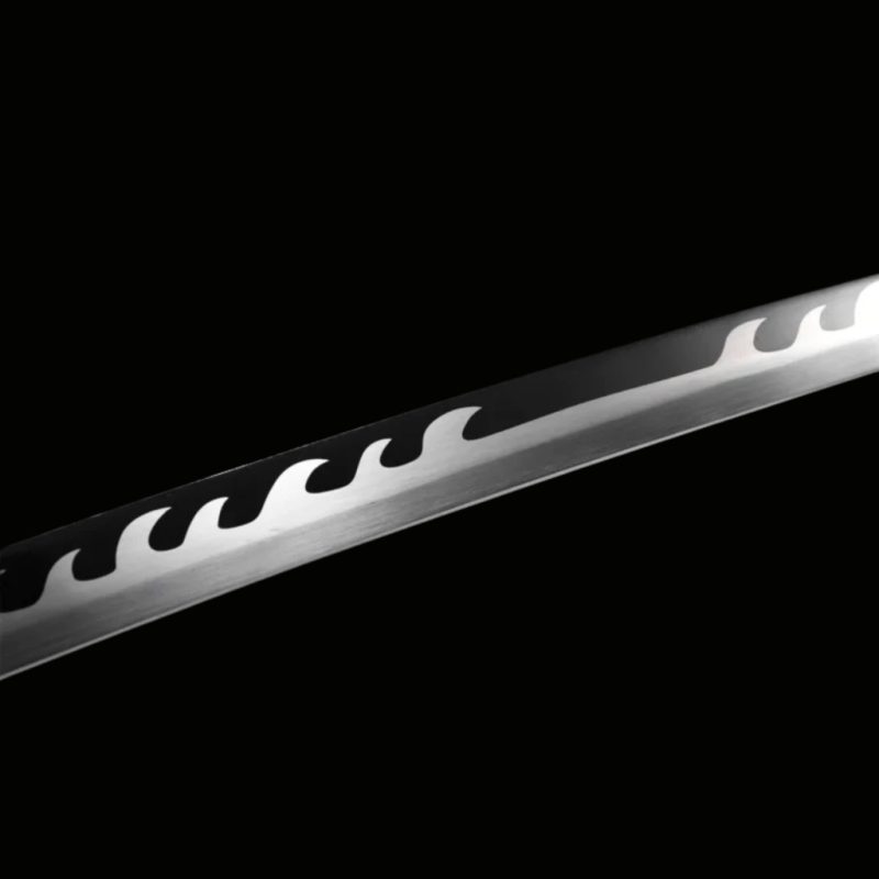 Katana di Tanjiro Kamado V2: Demon Slayer (Ocel Uhlík 1060)